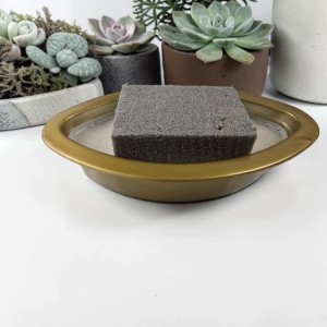 cemenciak MISA obciążona łódka OASIS 24 CM baza do stroika z gąbka złota
