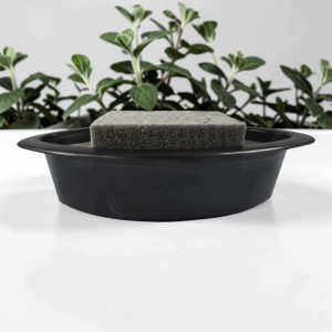 cemenciak MISA obciążona łódka OASIS 24 CM baza do stroika z gąbka czarna