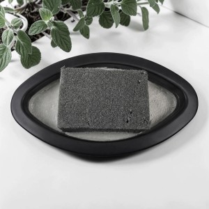 cemenciak MISA obciążona łódka OASIS 24 CM baza do stroika z gąbka czarna