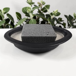 cemenciak MISA obciążona łódka OASIS 24 CM baza do stroika z gąbka czarna