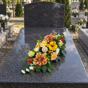 STROIK na grób cmentarz kompozycja nagrobna na WSZYSTKICH ŚWIĘTYCH wiązanka