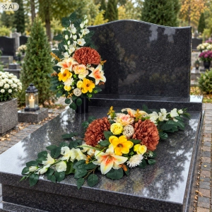 KOMPLET STROIK na grób cmentarz kompozycja BUKIET na WSZYSTKICH ŚWIĘTYCH